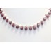 Necklace Pearl Strand Vintage Bead Ruby Freshwater Natural 1 Line Handmade B282